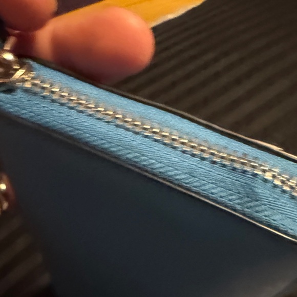 Kate Spade Sky Blue Zip Wallet - Picture 12 of 14